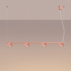 Żyrandol AURA 4 brzoskwiniowa Gx53 SL.2704