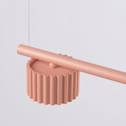Żyrandol AURA 4 brzoskwiniowa Gx53 SL.2704