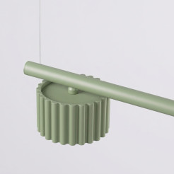Żyrandol AURA 4 szałwiowa Gx53 SL.2706