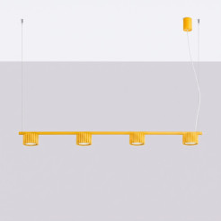 Żyrandol AURA 4 żółta Gx53 SL.2707