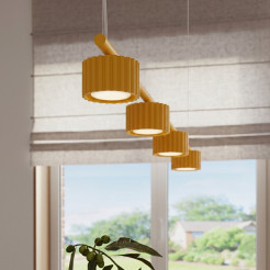 Żyrandol AURA 4 żółta Gx53 SL.2707