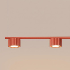 Żyrandol AURA 4 czerwona Gx53 SL.2708