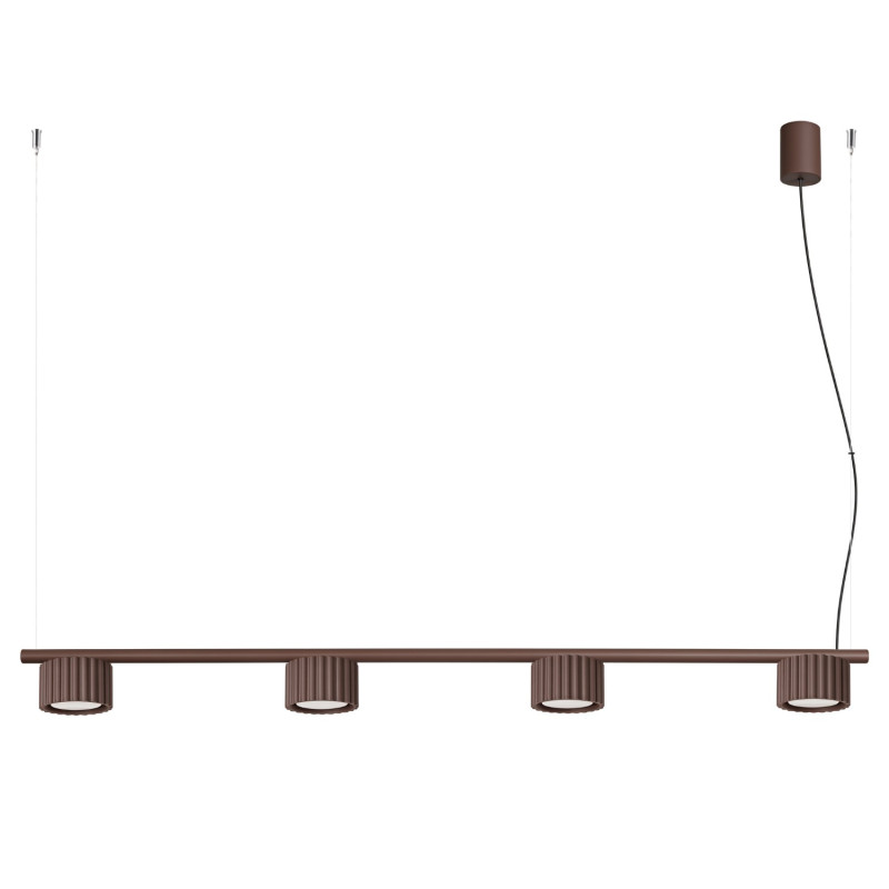 Żyrandol AURA 4 brązowa Gx53 SL.2709