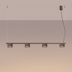 Żyrandol AURA 4 brązowa Gx53 SL.2709