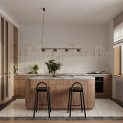 Żyrandol AURA 4 brązowa Gx53 SL.2709