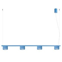 Żyrandol AURA 4 błękitna Gx53 SL.2710