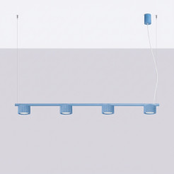 Żyrandol AURA 4 błękitna Gx53 SL.2710