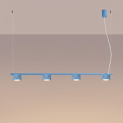 Żyrandol AURA 4 błękitna Gx53 SL.2710