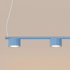 Żyrandol AURA 4 błękitna Gx53 SL.2710