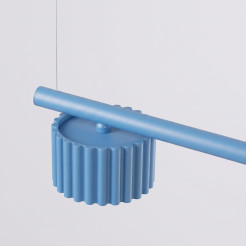 Żyrandol AURA 4 błękitna Gx53 SL.2710