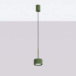 Lampa wisząca AURA 1 zielona oliwka Gx53 SL.2679
