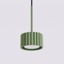 Lampa wisząca AURA 1 zielona oliwka Gx53 SL.2679