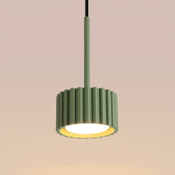 Lampa wisząca AURA 1 zielona oliwka Gx53 SL.2679