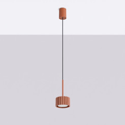 Lampa wisząca AURA 1 ochra czerwona Gx53 SL.2680