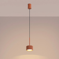 Lampa wisząca AURA 1 ochra czerwona Gx53 SL.2680