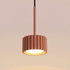 Lampa wisząca AURA 1 ochra czerwona Gx53 SL.2680