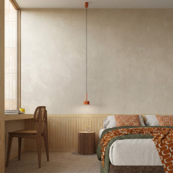 Lampa wisząca AURA 1 ochra czerwona Gx53 SL.2680