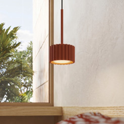 Lampa wisząca AURA 1 ochra czerwona Gx53 SL.2680