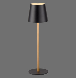 19250-68 EURIA LAMPA STOŁOWA CZARNY/ZŁOTY