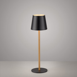 19250-68 EURIA LAMPA STOŁOWA CZARNY/ZŁOTY