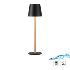 19250-68 EURIA LAMPA STOŁOWA CZARNY/ZŁOTY