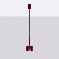 Lampa wisząca AURA 1 burgund Gx53 SL.2684