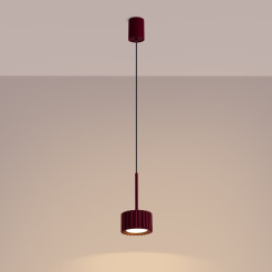 Lampa wisząca AURA 1 burgund Gx53 SL.2684
