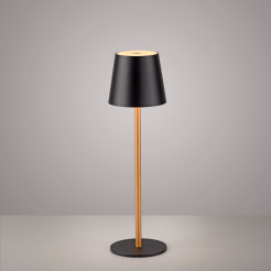 19250-68 EURIA LAMPA STOŁOWA CZARNY/ZŁOTY