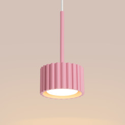Lampa wisząca AURA 1 różowa Gx53 SL.2686