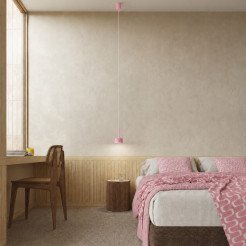 Lampa wisząca AURA 1 różowa Gx53 SL.2686