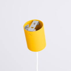 Lampa wisząca AURA 1 żółta Gx53 SL.2688