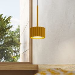 Lampa wisząca AURA 1 żółta Gx53 SL.2688
