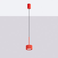Lampa wisząca AURA 1 czerwona Gx53 SL.2689