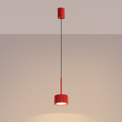 Lampa wisząca AURA 1 czerwona Gx53 SL.2689