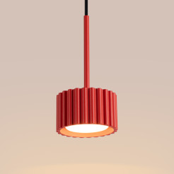 Lampa wisząca AURA 1 czerwona Gx53 SL.2689