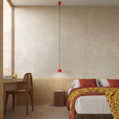 Lampa wisząca AURA 1 czerwona Gx53 SL.2689