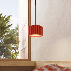 Lampa wisząca AURA 1 czerwona Gx53 SL.2689