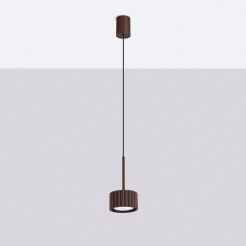 Lampa wisząca AURA 1 brązowa Gx53 SL.2690