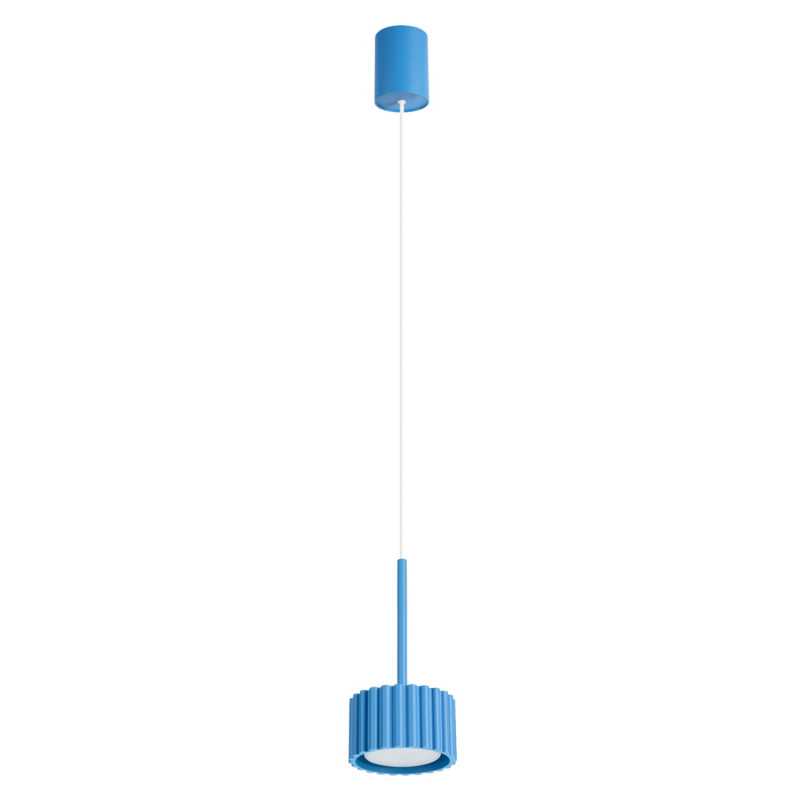Lampa wisząca AURA 1 błękitna Gx53 SL.2691