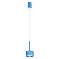 Lampa wisząca AURA 1 błękitna Gx53 SL.2691