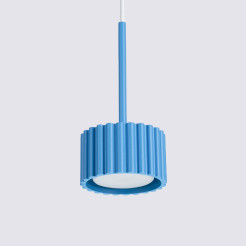 Lampa wisząca AURA 1 błękitna Gx53 SL.2691