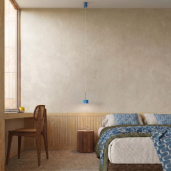 Lampa wisząca AURA 1 błękitna Gx53 SL.2691