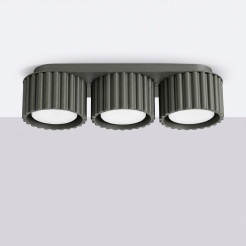 Plafon AURA 3 czarny Gx53 SL.2629