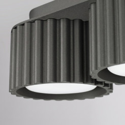 Plafon AURA 3 czarny Gx53 SL.2629