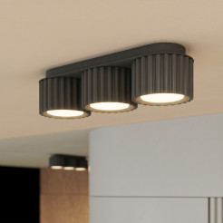 Plafon AURA 3 czarny Gx53 SL.2629