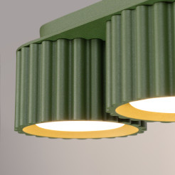 Plafon AURA 3 zielony oliwkowy Gx53 SL.2631