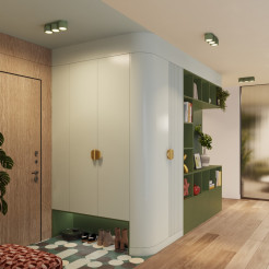 Plafon AURA 3 zielony oliwkowy Gx53 SL.2631