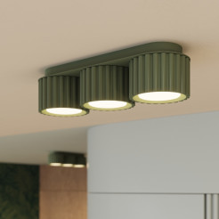 Plafon AURA 3 zielony oliwkowy Gx53 SL.2631