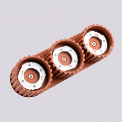 Plafon AURA 3 ochra czerwona Gx53 SL.2632
