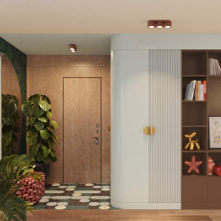 Plafon AURA 3 mocca Gx53 SL.2633